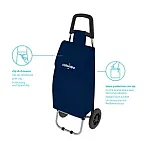 Carucior pentru cumparaturi, 40L, impermeabil, Rolley Blue Colombo, 25 kg - Studiocasa.ro