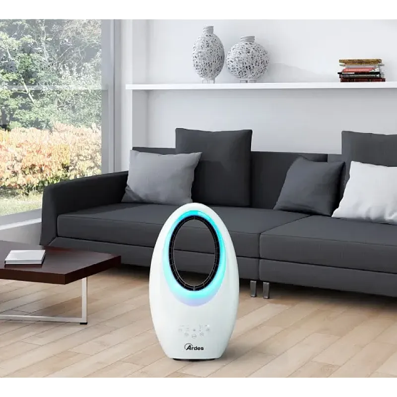 Ventilator Fara Elice AR5BL1B  Muna, Ardes, 3 Viteze, Display Led, Telecomanda, Timer 7.5 H, Comenzi Touch, Lumina Nocturna Led 4 culori - Studiocasa.ro