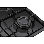 Pachet cuptor electric, plita gaz si hota telescopica Wind Iseo Black Studio Casa, 56 l, Clasa energetica A, 6 functii, 4 arzatoare gaz, Negru - Studiocasa.ro