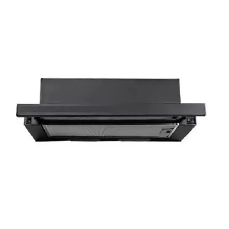 Pachet Aragaz rustic Studio Casa Viva Sierra 60 x 60 cm, Cuptor Gaz+ Ventilatie Turbo, 4 ochiuri gaz, Rotisor, Grill gaz, Gratare fonta, Negru antracit +Hota incorporabila telescopica Studio Casa Wind Turbo Black - Studiocasa.ro