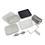 Friteuza cuptor cu aer cald Ariete VINTAGE 4632/03, 1400W, 16 L, Pana la 230°C, Timer, Cos rotativ, Alb/ Verde - Studiocasa.ro