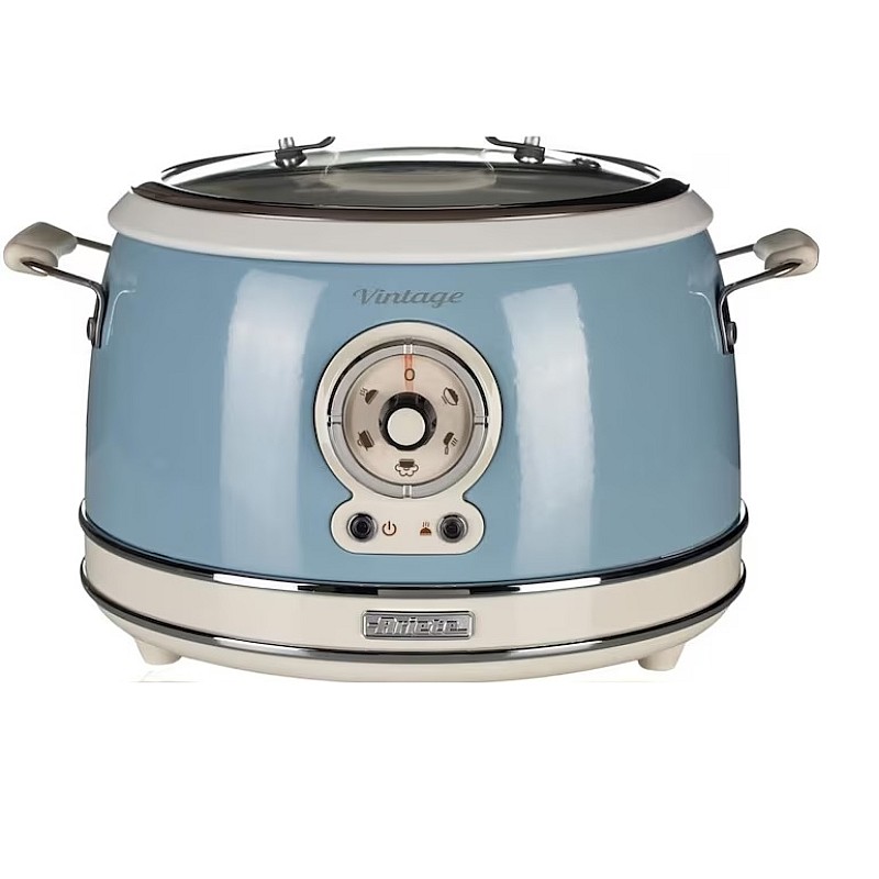 Aparat Pentru Gatit Orez Vintage 2904Cr/Bg, 700W, Crem/Bleu Ariete - Studiocasa.ro