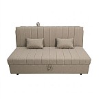 Canapea Extensibila 3 Locuri Pek Smart Living, Nisipiu - Studiocasa.ro