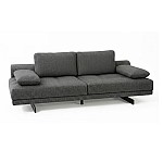 Canapea modulara extensibila premium Oscar, cu mecanism reglabil pentru sezut si brate, 240 × 105 × 80 cm, neagra - Studiocasa.ro