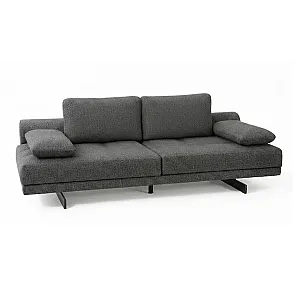 Canapea modulara extensibila premium Oscar, cu mecanism reglabil pentru sezut si brate, 240 × 105 × 80 cm, neagra