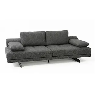 Canapea modulara extensibila premium Oscar, cu mecanism reglabil pentru sezut si brate, 240 × 105 × 80 cm, neagra