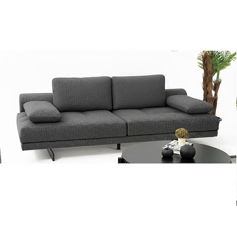 Canapea modulara extensibila premium Oscar, cu mecanism reglabil pentru sezut si brate, 240 × 105 × 80 cm, neagra - Studiocasa.ro