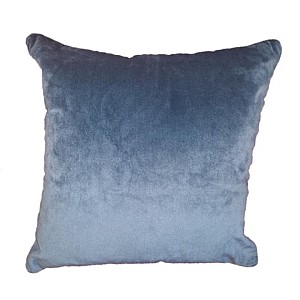 Fata de perna 45 x 45 cm Velvet Albastru Navy, Catifea
