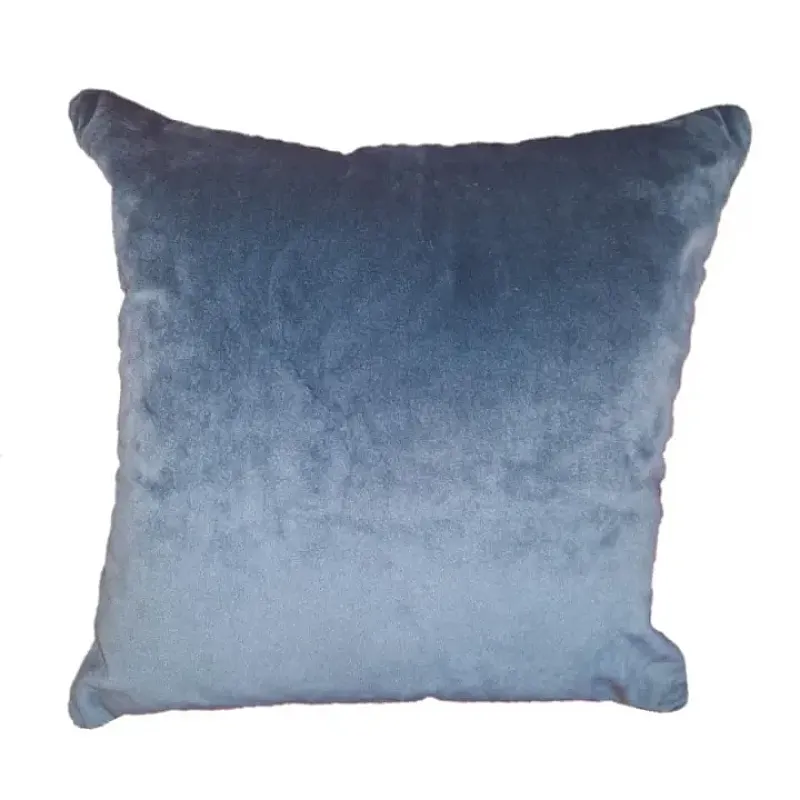 Fata de perna 45 x 45 cm Velvet Albastru Navy, Catifea - Studiocasa.ro