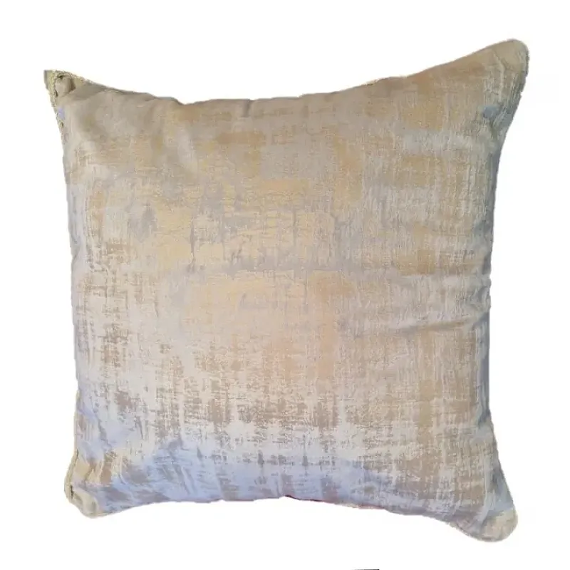 Fata de perna 45 x 45 cm Velvet Crem Auriu, Catifea - Studiocasa.ro