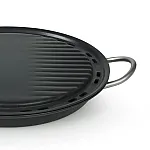 Tigaie Grill fara fum Flonal, NON SMOKE, 30cm, 2 piese, Grill cu recipient de apa - Studiocasa.ro