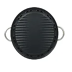 Tigaie Grill fara fum Flonal, NON SMOKE, 30cm, 2 piese, Grill cu recipient de apa - Studiocasa.ro