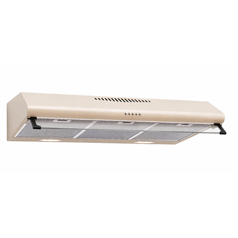 Hota clasica 90 cm, Studio Casa Berta Beige, 2 motoare, beige - Studiocasa.ro