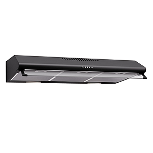 Hota clasica 90 cm, Studio Casa Berta  Black, 2 motoare, negru