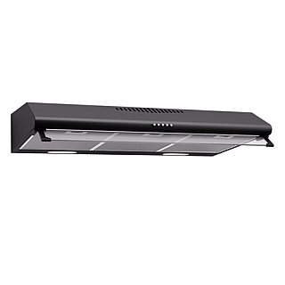 Hota clasica 90 cm, Studio Casa Berta  Black, 2 motoare, negru