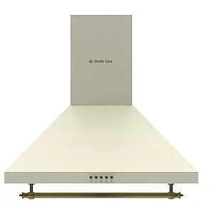 Hota decorativa rustica, 60 cm, Studio Casa Onda Beige Retro, 1 Motor Turbo, 3 viteze