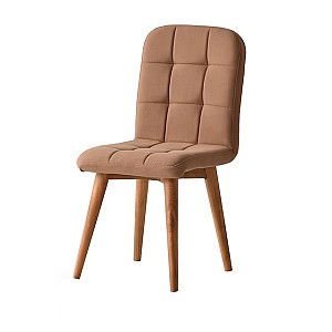 Resigilat Scaun Elite Lux Smart Living Studio Casa, Cadru Lemn, Material textil, Picioare lemn, Maro