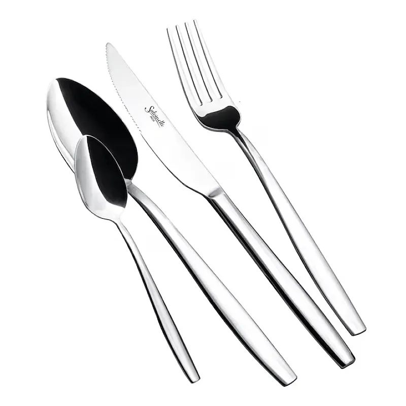 Set 24 tacamuri Salvinelli Eden, Inox 18-C grosime 2, 5 mm - Studiocasa.ro