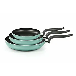 Set 3 tigai Flonal, The Wall, dimensiune 20/24/28cm, Turcoaz