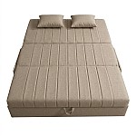 Canapea Extensibila 3 Locuri Pek Smart Living, Nisipiu - Studiocasa.ro