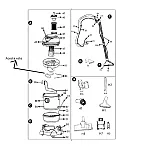 Burete pentru bazin aspirator cu spalare Studio Casa 1448 Hydrarain Jet Force - Studiocasa.ro