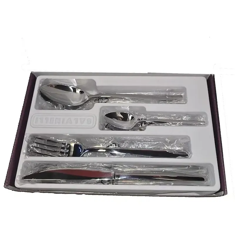 Set 24 tacamuri Salvinelli Eden, Inox 18-C grosime 2, 5 mm - Studiocasa.ro