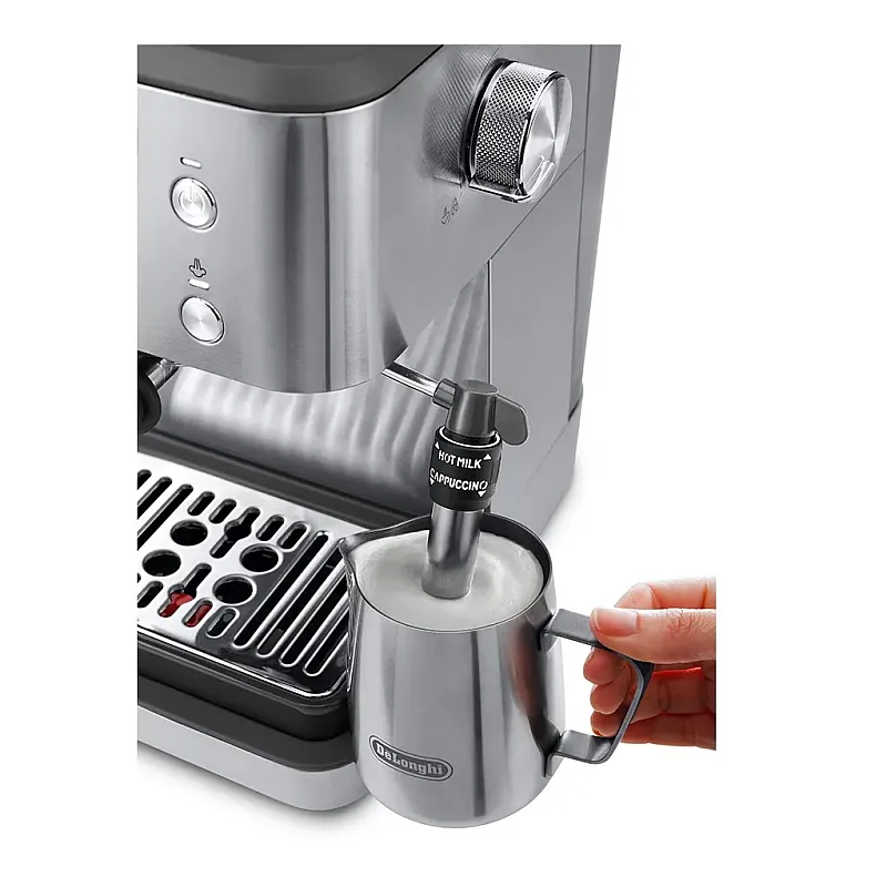 Espressor manual DELONGHI Classic EM450.M, 1.7l 1300W, 15 bar, sistem manual de spumare, argintiu - Studiocasa.ro