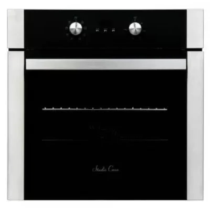 Pachet Cuptor Electric Incorporabil, Studio Casa Venezia Clasic, Ln605Blk, 56L, Clasa A, Termostat, 8 Functii + Plită pe gaz incorporabilă Nuova Cucina, 60cm, 4 arzătoare, Wok, sticlă neagră - Studiocasa.ro