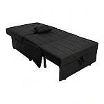 Fotoliu Pat Extensibil Pek Minuetto Smart Living, Negru, Studio Casa - Studiocasa.ro