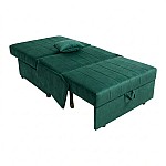 Fotoliu Pat Extensibil  Pek  Minuetto Smart Living, Verde, Studio Casa - Studiocasa.ro