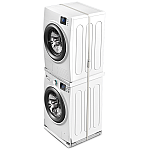 Kit 2 in 1 universal de suprapunere a masinii de spalat si a uscatorului de rufe, Meliconi , The Tower - Studiocasa.ro