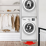 Kit 2 in 1 universal de suprapunere a masinii de spalat si a uscatorului de rufe, Meliconi , The Tower - Studiocasa.ro