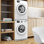 Kit 2 in 1 universal de suprapunere a masinii de spalat si a uscatorului de rufe, Meliconi , The Tower - Studiocasa.ro