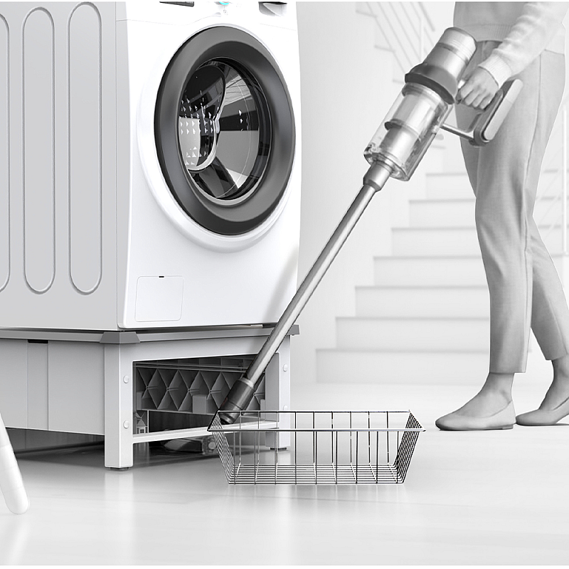 Baza cu sertar tip coș, pentru depozitare, Meliconi, masina de spalat, greutate suprapunere 250kg - Studiocasa.ro