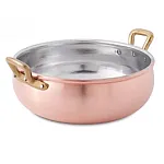 Cratita din cupru cu manere, 28cm, traditionala, Studio Casa - Studiocasa.ro