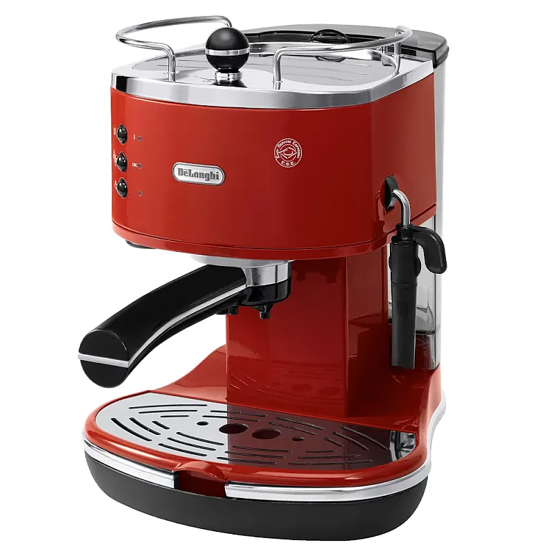 Espressor manual DeLonghi ECO 311.R Icona, 1100W, 15 bar, 1.4 l, Rosu - Studiocasa.ro