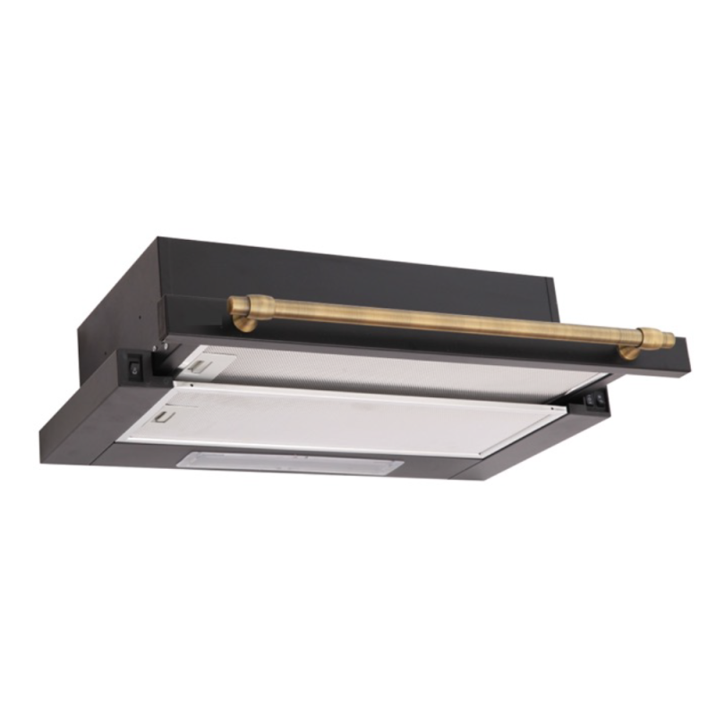 Hota incorporabila telescopica, 60 cm, Studio Casa Lean Retro-Nero, 2 motoare, 3 viteze Hota incorporabila telescopica, 60 cm, Studio Casa Lean Retro-Nero, 2 motoare, 3 viteze - Studiocasa.ro