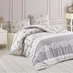 Lenjerie de pat dublu, Bumbac , Studio Casa , Lace Flowers , 220x240 cm