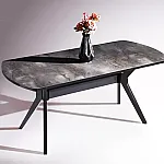 Masa Dinning ARES, Smart Living, Studio Casa, 180x90 cm, blat imitatie marmura - Studiocasa.ro