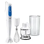 Mixer Vertical Braun Multiquick Mq 3025 Wh Omlette, 700 W, 0.6 L, 2 Viteze, Alb - Studiocasa.ro
