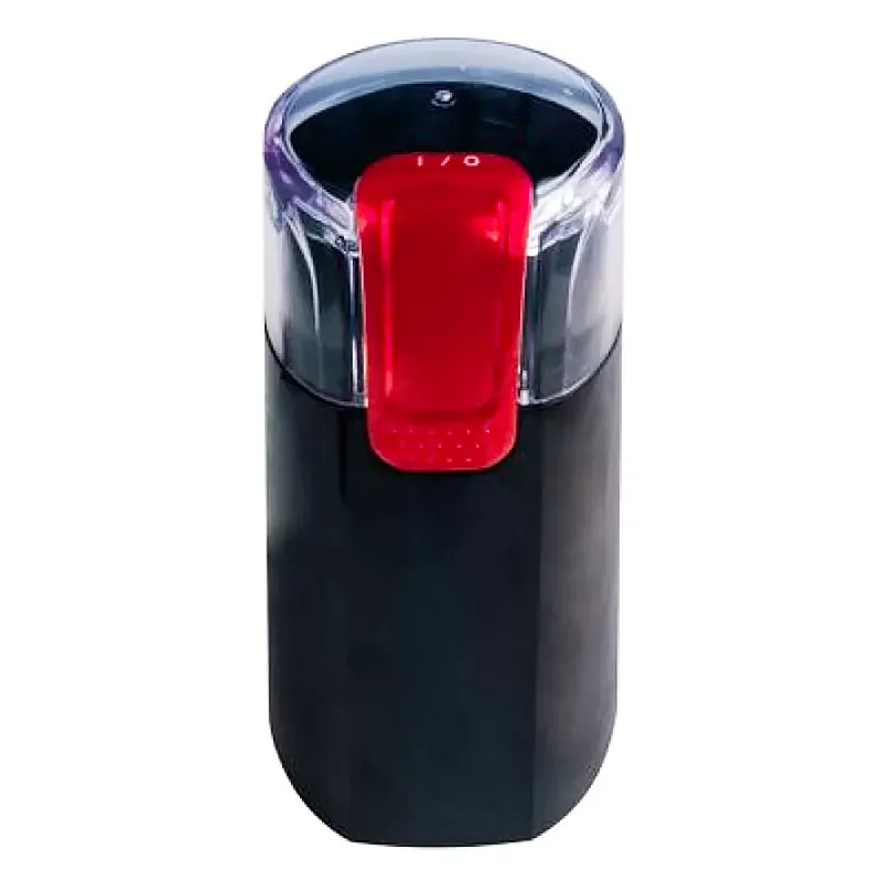 Rasnita cafea Studio Casa CG9101B18 Miss Crush , 150 W, 30 g, lame inox, Negru/ Rosu - Studiocasa.ro