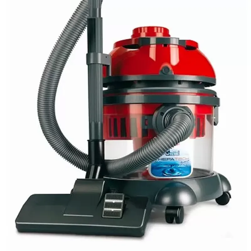Resigilat Aspirator cu filtrare prin apa Studio Casa Hepatech Aqua, 2400 W, HEPA, Functie Blowing, Rosu/Negru - Studiocasa.ro