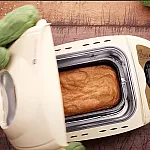 Masina de facut paine Studio Casa, Old Bakery, 800 W, 12 programe, Program Gluten free, Program pentru gemuri,1250 g, Afisaj LCD, Crem - Studiocasa.ro