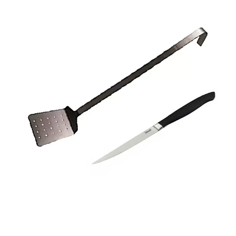 Set - Spatula Fiorentina 52Cm,  Inox + Cutit Zimtat Ptr Friptura 11.8Cm, Inox - Salvinelli - Studiocasa.ro