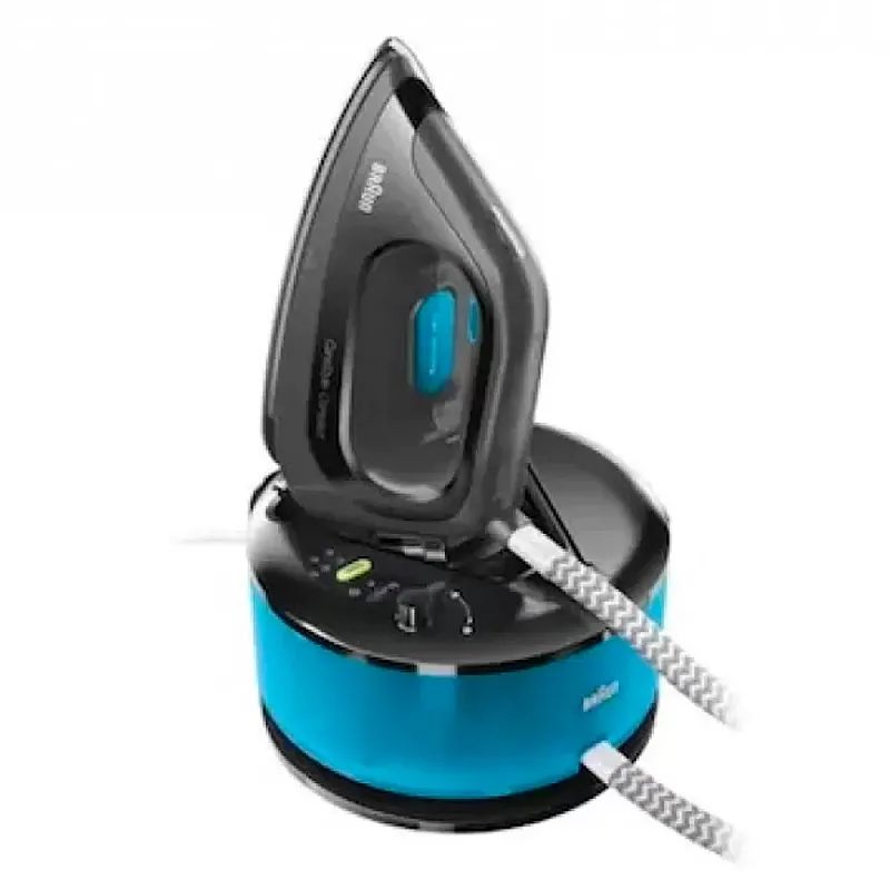 Statie De Calcat Braun Is2055 Bk, 2200 W, 5 Bar, 1.3 L, Talpa Eloxal 3D, Negru/ Albastru, 400 G/M - Studiocasa.ro