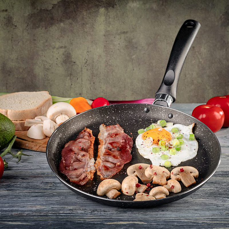 Tigaie aluminiu Studio Casa - Pepita Granit  24 cm - GPMPP2451 - Studiocasa.ro