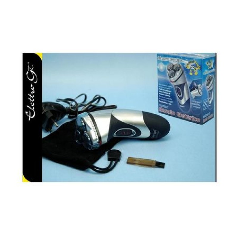 Aparat De Ras Elettro Gt 608367, Trei Capete Rotative, Fara Fir, 13W, Negru/ Argintiu - Studiocasa.ro