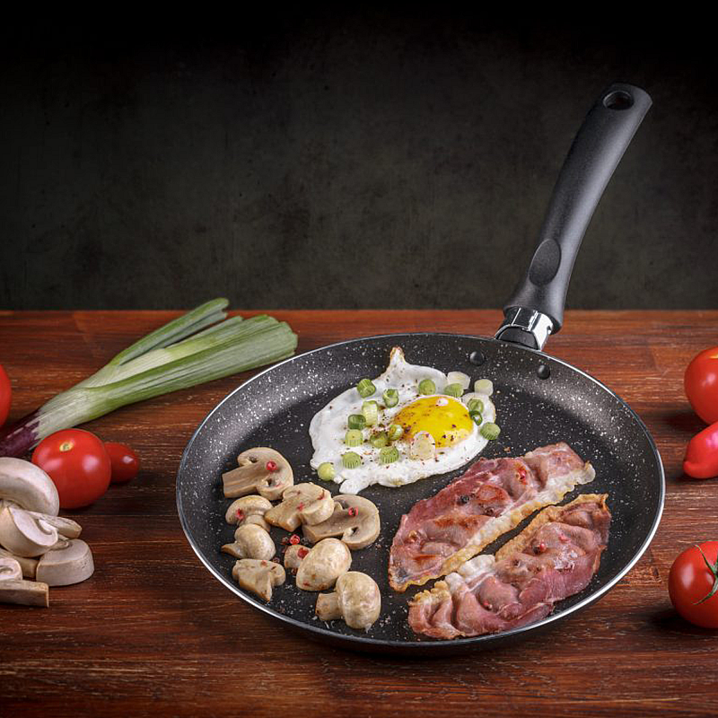 Tigaie inalta aluminiu - Studio Casa - Pepita Granit - 24cm - GPMPB2451 - Studiocasa.ro