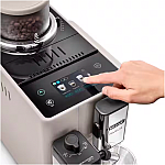 Espressor automat DeLonghi Rivelia EXAM 440.55.BG, 2 recipiente pentru boabe, Tehnologie Bean Adapt, carafa cu tehnologie LatteCrema Hot, 1450W, 19 bar, 1.4 l, Bej - Studiocasa.ro