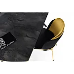 Masa Dinning ARES, Smart Living, Studio Casa, 180x90 cm, blat imitatie marmura - Studiocasa.ro